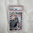 Panini 2024 Prizm Rookies Drake Maye Patriots #329 RWB Prizm RC PSA 9