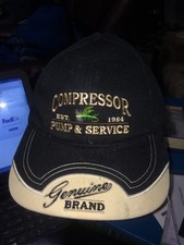trucker hat baseball cap COMPRESSOR PUMP & SERVICE cool lid old school