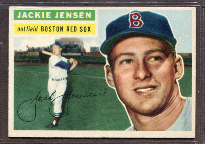 1956 Topps Set-Break #115 Jackie Jensen EX-EXMINT *JAYSACE*