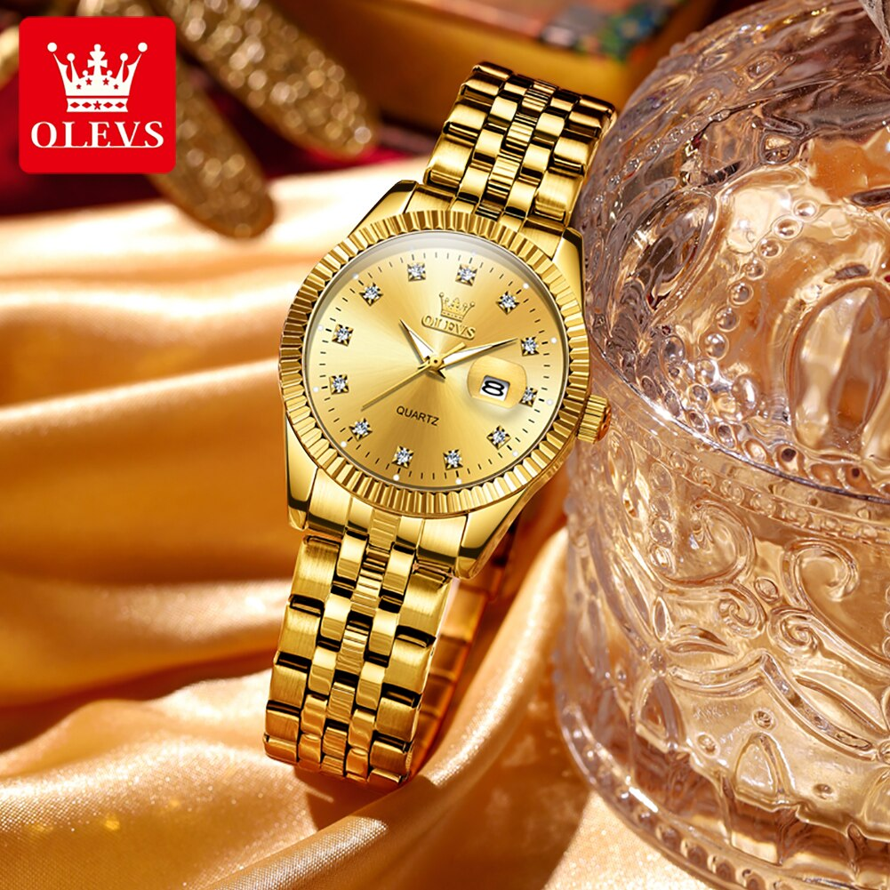 OLEVS Top Luxury Brand Women'S Watches Fashionable Atmospheric