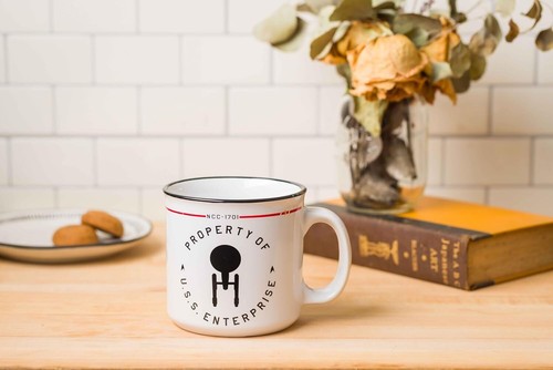 Star Trek NCC-1701 Property of the USS Enterprise Keramik Camper Becher, 20 Unzen - Bild 7 von 7