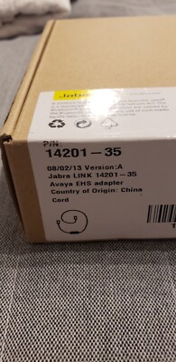 Jabra Avaya EHS Adapter 14201-35 New 