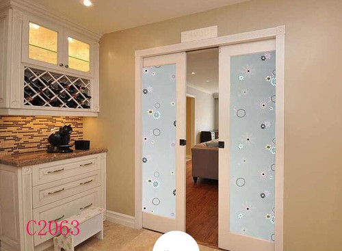 90cm x 2m Floral Privacy Frosted Frosting Removable Glass Stick Window Film - Picture 13 of 67