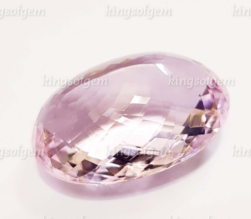 Piedra preciosa suelta de aciano de muy buena calidad con forma ovalada de cuarzo rosa de 100 quilates - Imagen 5 de 5