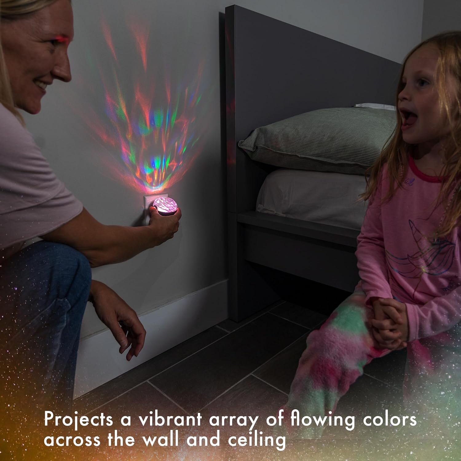 Northern Lights LED Night Light Galaxy Projector Plug In, Galaxy Ceiling Project