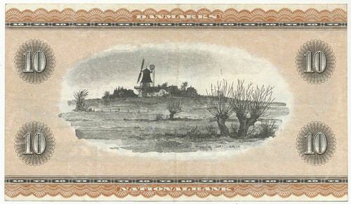 DÄNEMARK - 10 Kronen 1954-55. P44b (DM005) - Bild 2 von 2