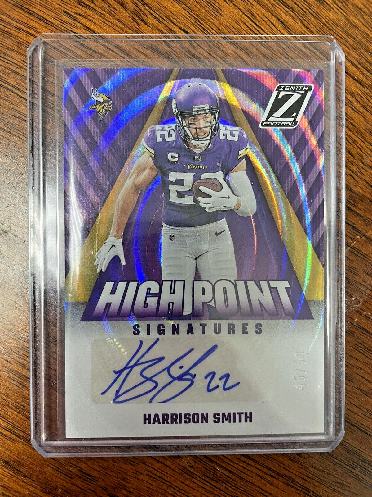2023 Panini Zenith HARRISON SMITH High Point Signatures Auto /50