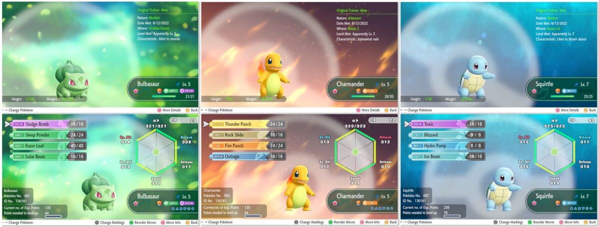 Choice of Low Level Shiny 6IV 0AV** Pokemon Let's Go Pikachu Eevee