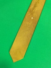 Vintage Wemlon by Wembley Neck Tie Gold Abstract Short