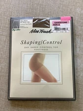 SEARS Nice Touch Day Sheer Control Top PANTYHOSE Size A Sandstone NEW