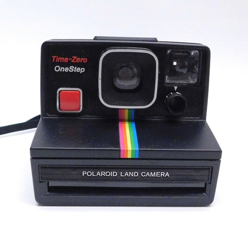 Macchina fotografica vintage POLAROID OneStep SX-70 Rainbow Land FILM TESTATA Time-Zero 0224-6 - Foto 2 di 8