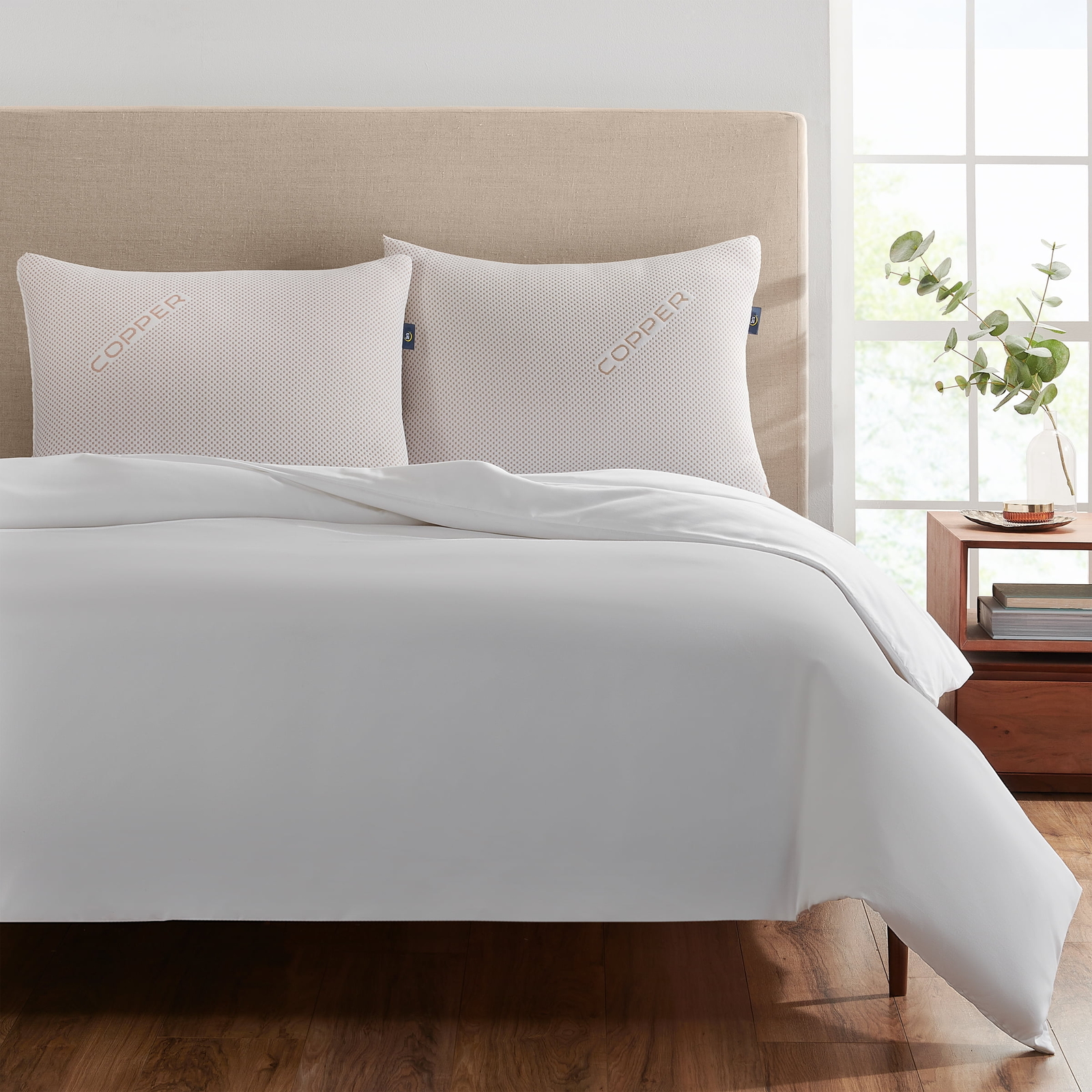 Sertapedic Copperloft Bed Pillow, Standard/Queen, 2 Pack eBay