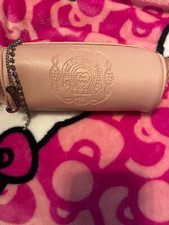 Y2K Juicy Couture Mini Barrel Tootsie Roll Bag Purse Sunglasses Pouch Make Up