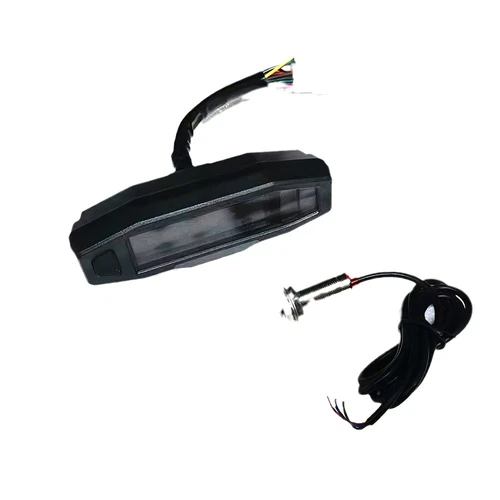 Universal Motorcycle Digital Tachometer LCD Speedometer Odometer Gauge KM/H MPH - Picture 11 of 13