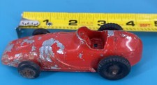 HUBLEY 765 TOY RACE CAR RED CAST METAL 4" Nice Shape Vintage