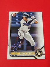 2022 Bowman Draft Paper Base BD-116 Hendry Mendez - Milwaukee Brewers