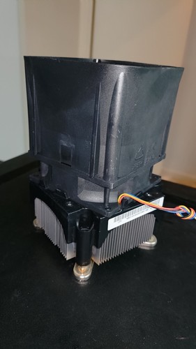 CPU Fan Shroud/4-pin CPU Fan/Heatsink/Backplate Combo for Socket LGA775 - 第 1/7 張圖片