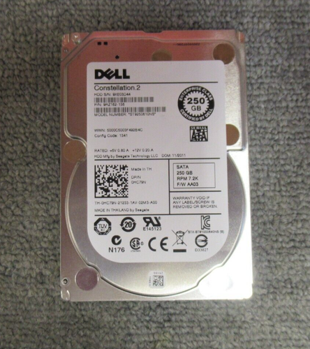 Dell HC79N ST9250610NS 250GB 7200RPM SATA 6Gbps 64MB 2.5" Internal Hard Drive - Picture 5 of 7