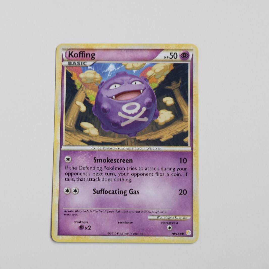 Pokemon TCG Koffing HeartGold SoulSilver Common 70/123 NM