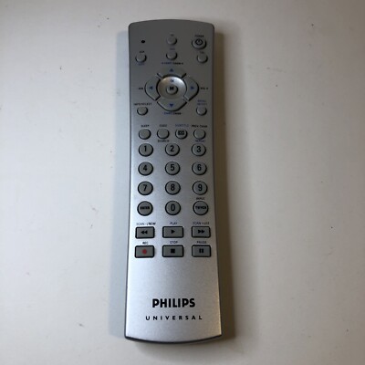Philips Universal Remote Control Silver Model CL019