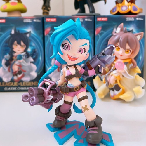 POP MART LoL Series Blind Box Confirmed Jinx Figure Model Collectible Toy Statue