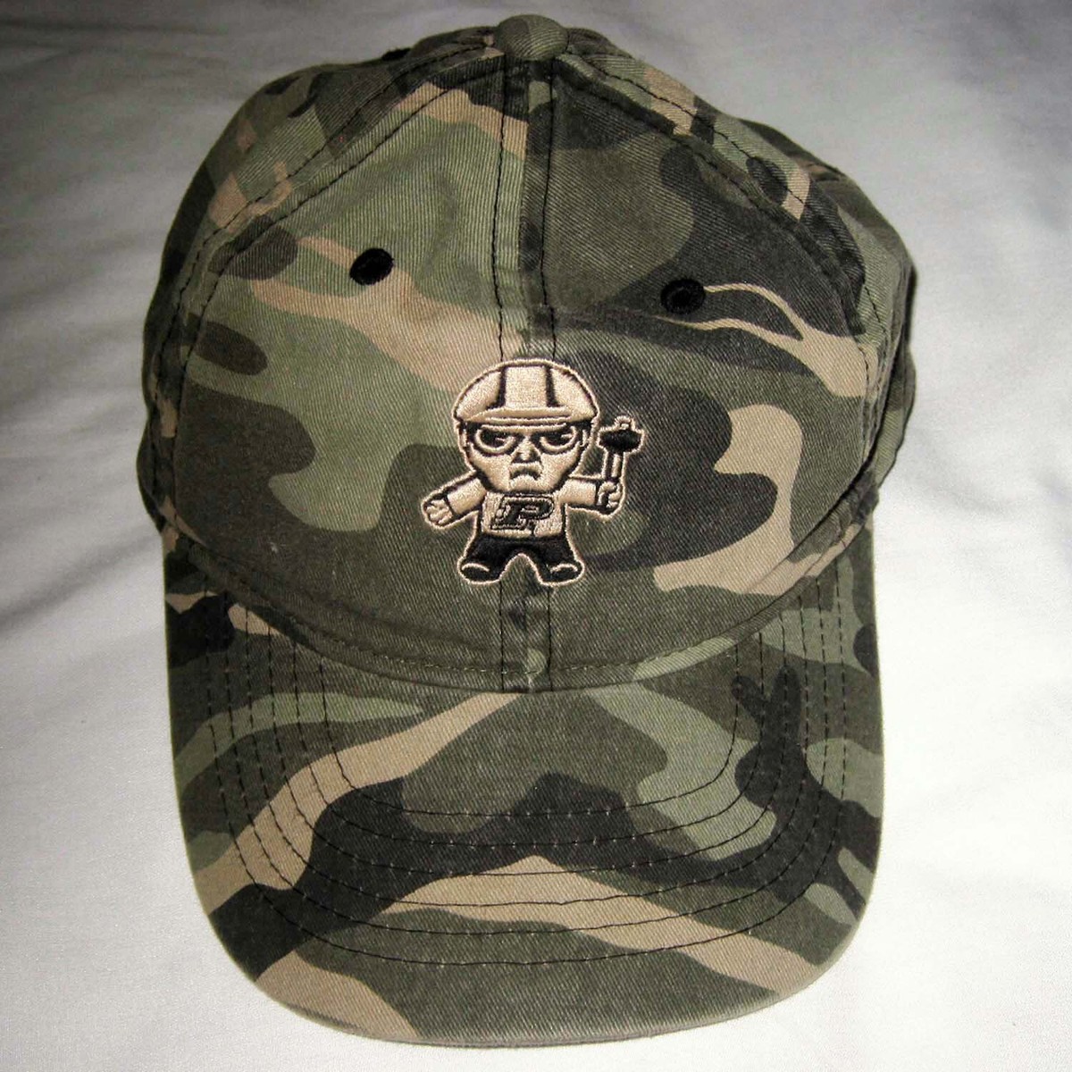 Purdue Boilermakers コーデュロイキャップ 80s 90s Vintage Youngam Purdue Boilermakers Black Snapback College
