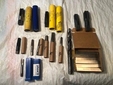 Lot of Pipe Taps, Drill Bit, Tool Bits, & Taps –Morse, DoAll, Phase II, GTD, USA