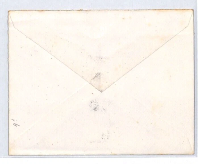 BARBADOS QV Cover *½d* Violet Surcharge Stationery 1d Pink 1893 St.Michael XC127 Foto 3 de 4