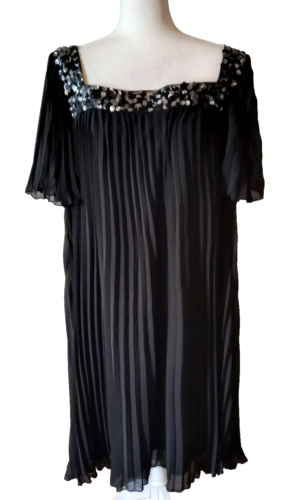 S.L. Fashions Women's Size 24W Elegant Sequin Dress NWT Cocktails Cruise Formal