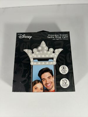 Selfie Ring Light Mickey Mouse Disney Rechargeable Adjustable Lighting for Phone