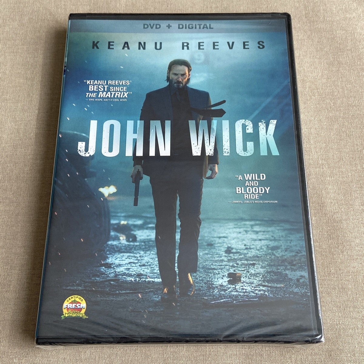John Wick Original (DVD Digital 2014 NEW) Keanu Reeves Action
