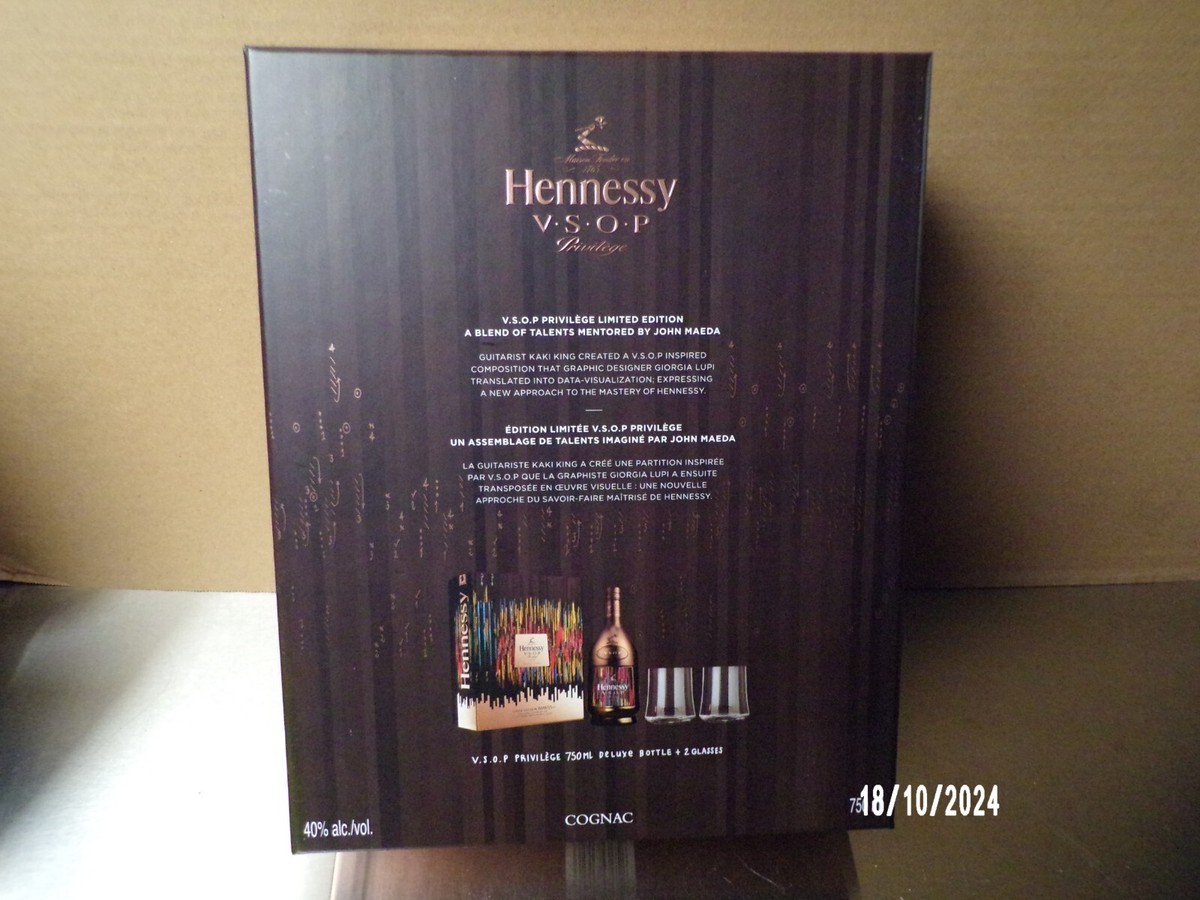 Hennessy VSOP Limited Edition Box with Empty Copper Color Hennessy VSOP Limited Edition Box with Empty Copper Color