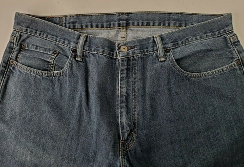 Levi's 559 Men 40 x 30 (28.5 actual) Blue Denim Straight Leg Jeans Pants Casual - Picture 5 of 11