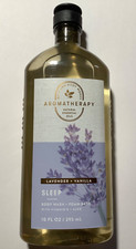 Bath  Body Works Aromatherapy SLEEP LAVENDER  VANILLA Body Wash 10 fl oz New