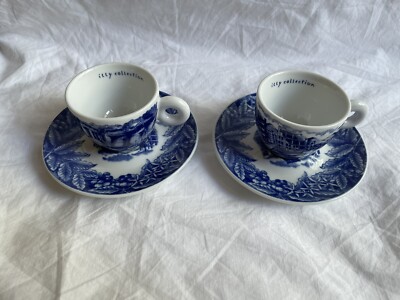 illy Collection x Rosenthal Rufus Willis 2005 Set Of 2 Espresso 