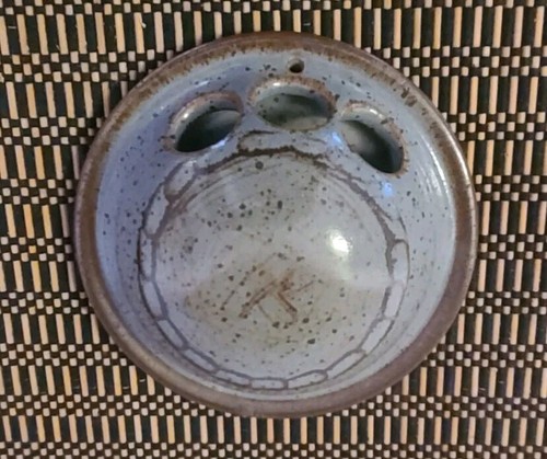 Raro vaso con gemme in gres porcellanato lordo metà secolo 1979 Sue gres porcellanato tascabile a 3 fori* - Foto 2 di 5