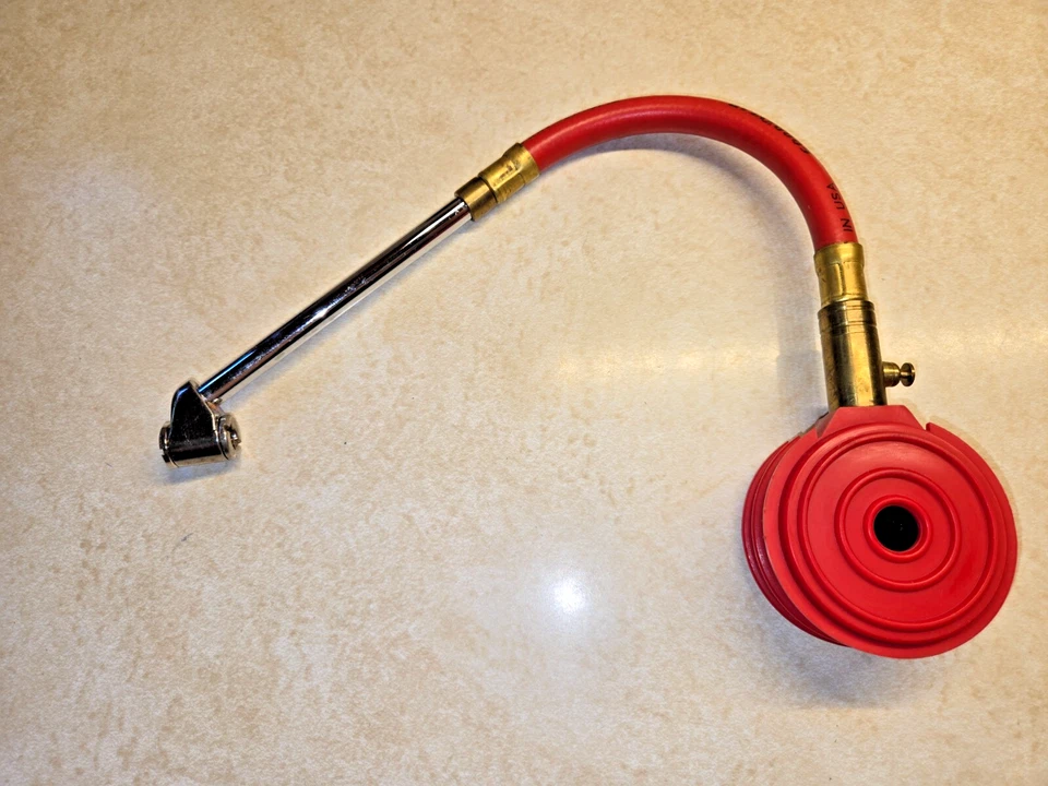 Accu-Gage #TG 75, calibre de neumáticos 4 x 4 - (0-75) psi, esfera protegida de goma, 16" de largo Foto 4 de 4