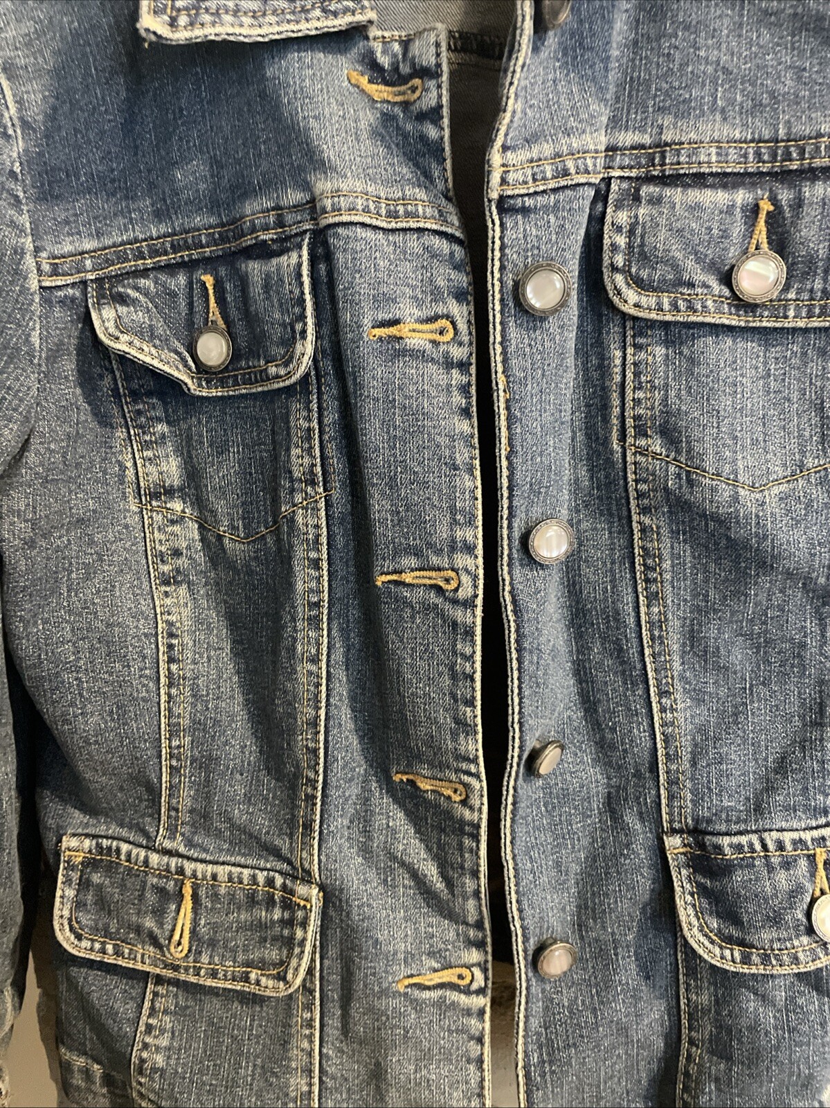 Inc Jean Basic Jacket Size Small - image 3