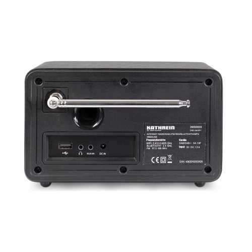 Kathrein DAB+ link M11 schwarz mono Internet Radio DAB/UKW WLAN LAN Spotify - Bild 4 von 5