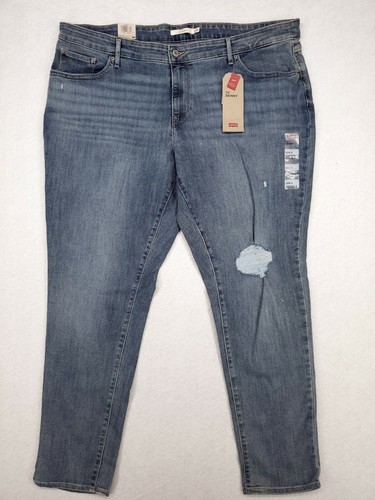 Buy NWT Levis 711 Womens 22W M Mid Rise Skinny Jeans Comfort Stretch Denim  Medium Online in Turkey. 115261362368