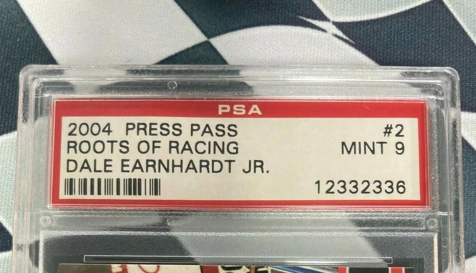 DALE EARNHARDT JR & SR 2004 Press Pass Roots Of Racing #2 PSA 9 MINT POP 9 💎   - Image 3 of 3
