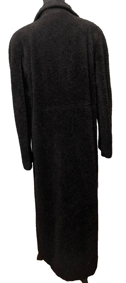 VTG NWOT Steve By Searle Chocolate Brown Wool /Alpaca Full Length Coat - Size 6 - Image 2 of 4