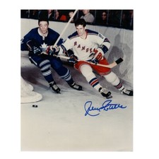 Jean Ratelle Signed New York Rangers 8 x 10 Photo - 70778