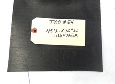 UNKNOWN BRAND, BLACK PVC,  REPLACEMENT CONVEYOR BELT, 45' LENGTH, 10" WIDTH