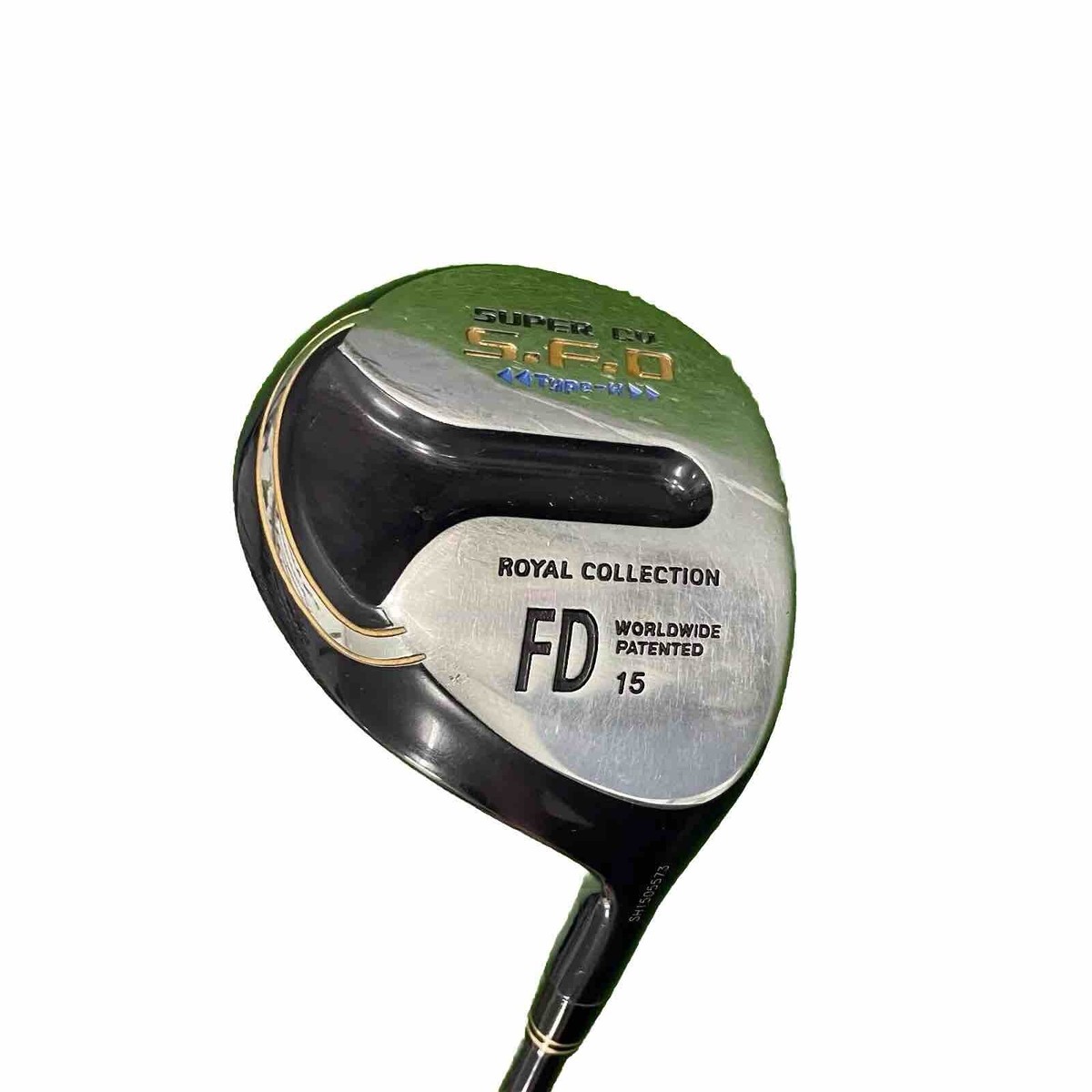 Royal Collection B.B.D II 15° 3 Wood Stiff Graphite Shaft Golf Pride Grip Royal Collection B.B.D II 15° 3 Wood Stiff Graphite Shaft Golf Pride Grip