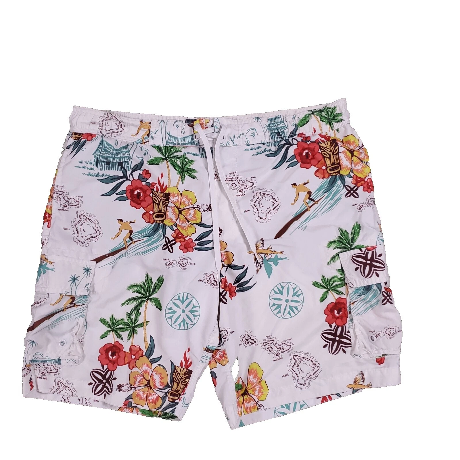 Pantalones cortos hawaianos Old Navy Poliéster para hombres