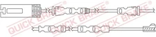 Quick Brake WS 0293 A Warning Contact, Brake Pad Wear for BMW