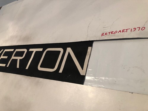 Devon Tiverton 212 Area Vintage Linen Bus Blind 1960’s 31"- Tiverton - Picture 3 of 6