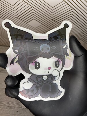 Sanrio Kuromi & My Melody Hello Kitty 3D Lenticular Motion Car Sticker Decal