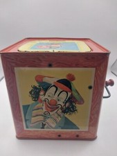 1961 Matty Mattel Jack in the Box Clown Vintage - Not Working - Damaged